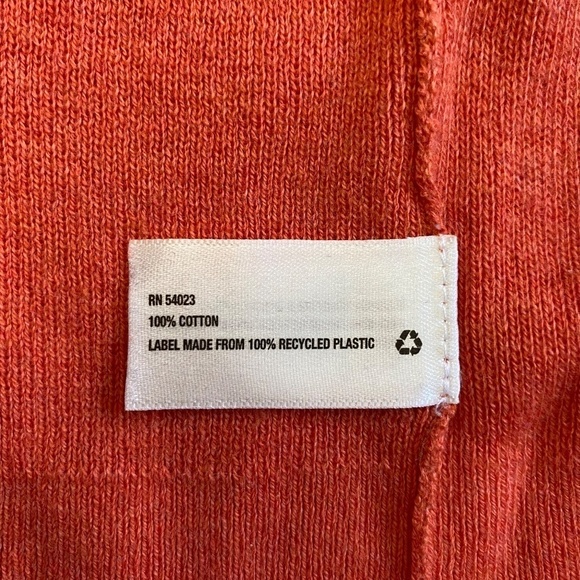 Gap Men’s V-Neck Sweater, Orange Heather, Medium, Long Sleeves - Picture 11 of 13